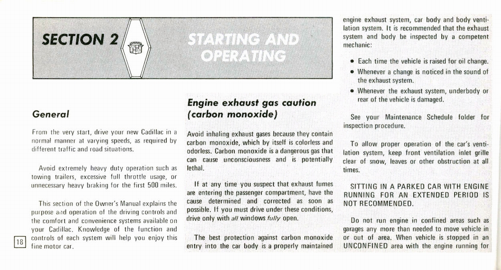 1973 Cadillac Owners Manual Page 13